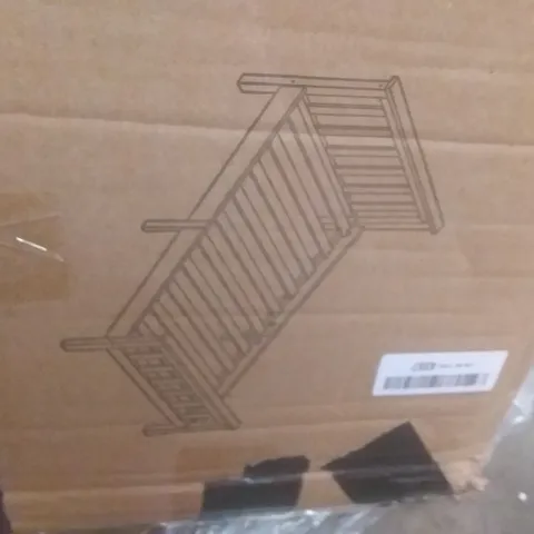PALLET OF ASSORTED ITEMS INCLUDING PINE SINGLE BEDS, TELESCOPIC LADDERS