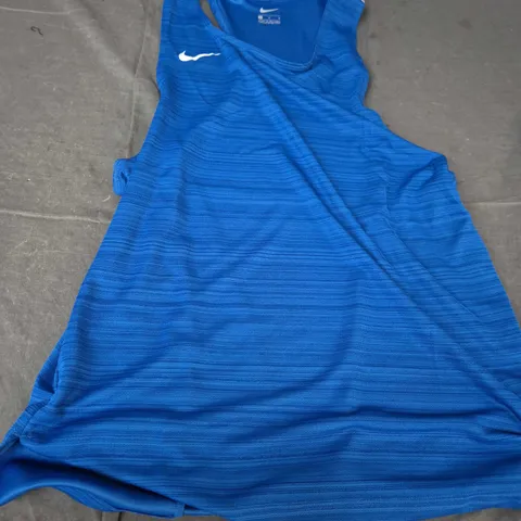 NIKE SLEEVELESS VEST TOP – BLUE, SIZE M