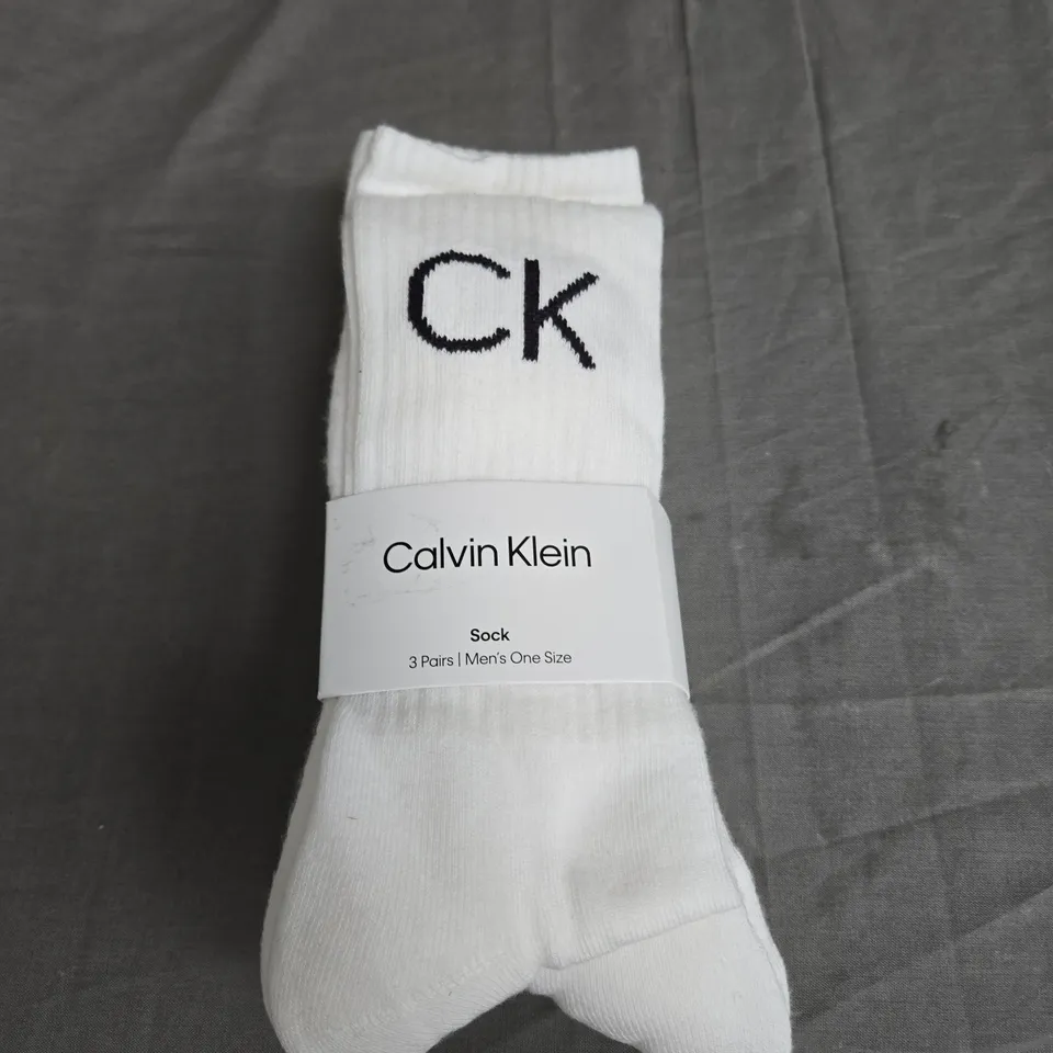 CALVIN KLEIN SOCKS - X3 - ONE SIZE