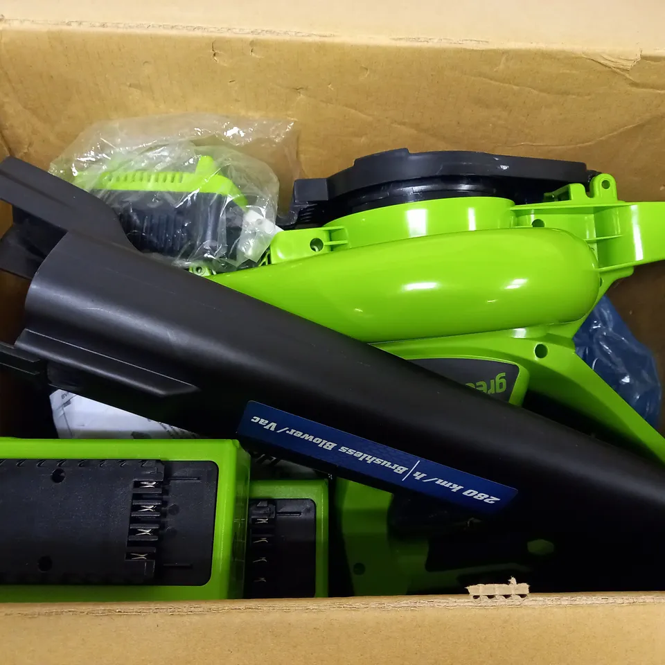 GREENWORKS LEAF BLOWER/VACUUM