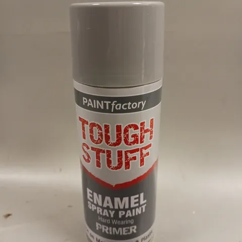 12 X PAINT FACTORY TOUGH STUFF ENAMEL SPRAY PAINT PRIMER - COLLECTION ONLY 