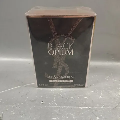 BOXED AND SEALED YVES SAINT LAURENT BLACK OPIUM EAU DE TOILETTE 50ML 