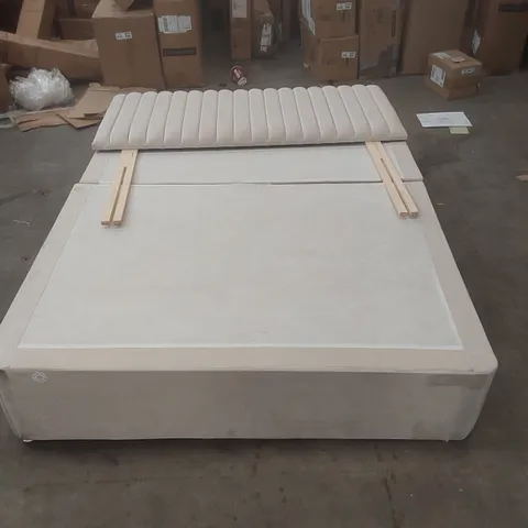 NAKISHA DIVAN BASE WITH HEADBOARD - 4'6 DOUBLE, 2 DRAWERS