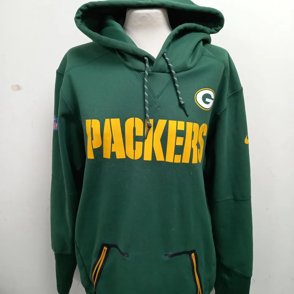 NFL GREEN BAY PACKERS HOODIE SIZE L