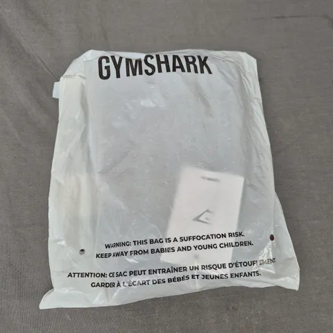 GYMSHARK RIBBED COTTON SEAMLESS TEE SIZE SMALL