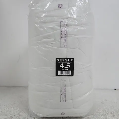 SEALED SINGLE 4.5 TOG DUVET 