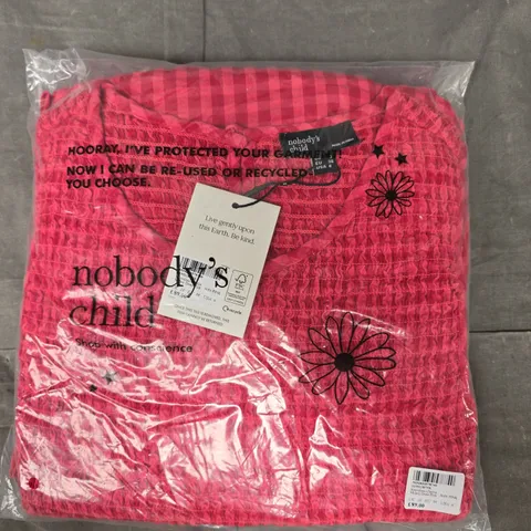 NOBODY'S CHILD SLEEVELESS CHARLIE MIDAXI DRESS IN PINK SIZE UK 10