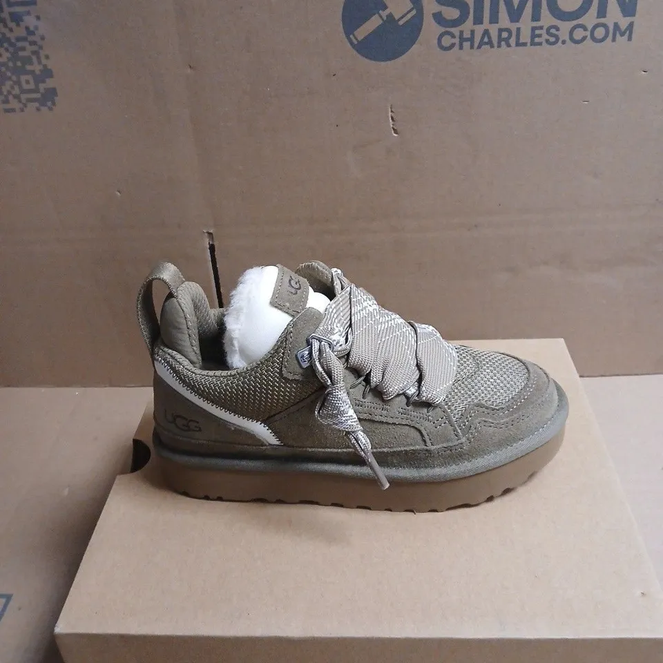 UGG SNEAKERS – OLIVE KHAKI, WOMEN'S UK 3 BOXED