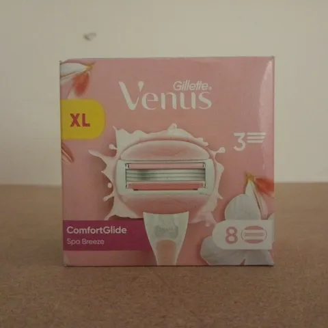 GILLETTE VENUS XL COMFORT GLIDE SPA BREEZE SET OF 8 REPLACEMENT BLADES
