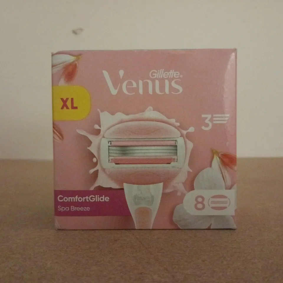 GILLETTE VENUS XL COMFORT GLIDE SPA BREEZE SET OF 8 REPLACEMENT BLADES