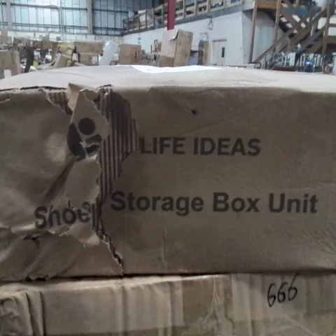 BOXED SHOE STORAGE BOX UNIT