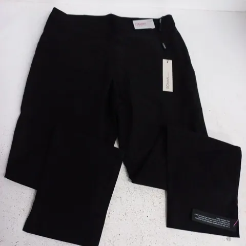 ROMAN STRAIGHT BENGALINE FI TROUSERS IN BLACK - UK 18