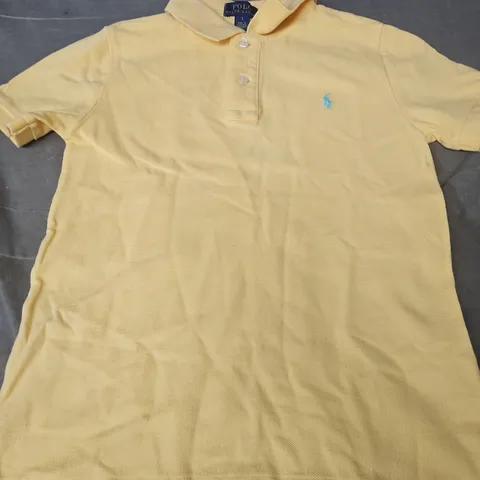 RALPH LAUREN POLO SHIRT – YELLOW, KIDS' SIZE 7
