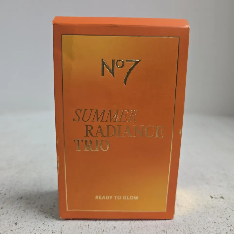 BOXED NO7 SUMMER RADIANCE TRIO