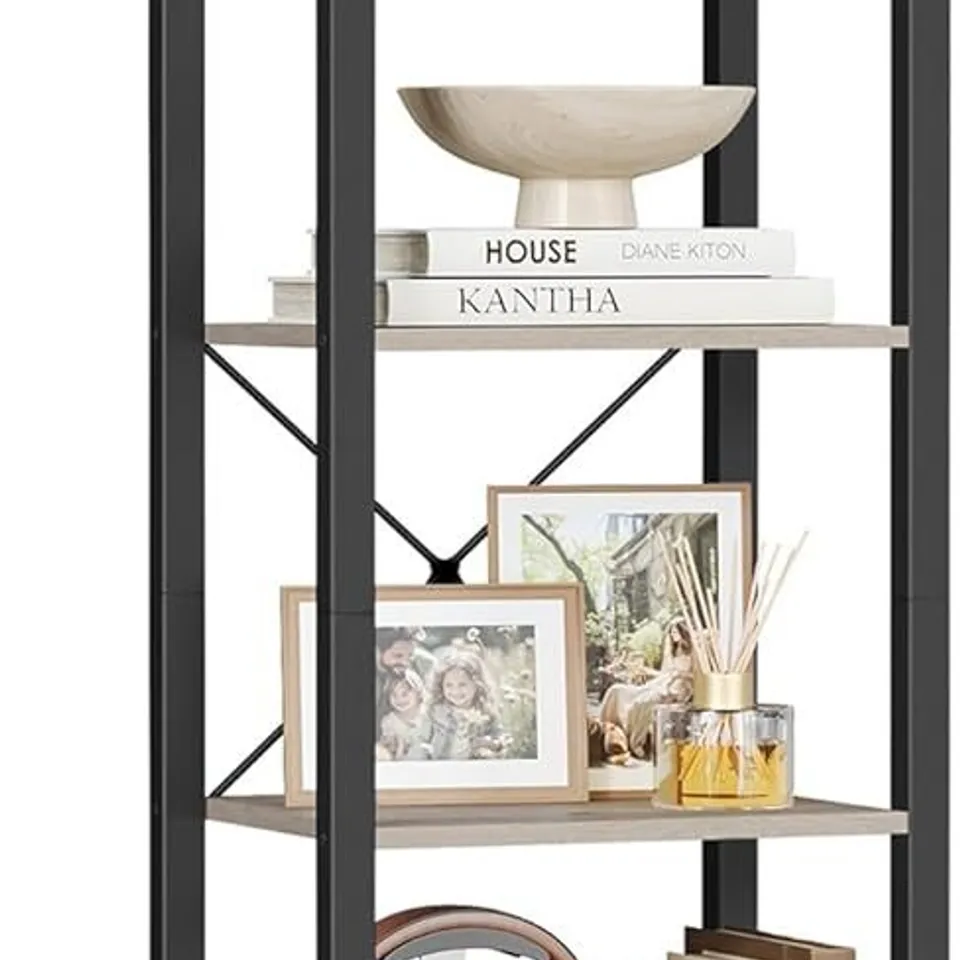 BOXED VASAGLE 6-TIER BOOKSHELF, BOOKCASE, SHELVING UNIT