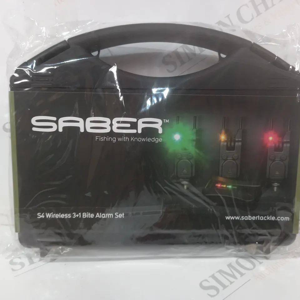 SABER S4 WIRELESS 3+1 BITE ALARM SET