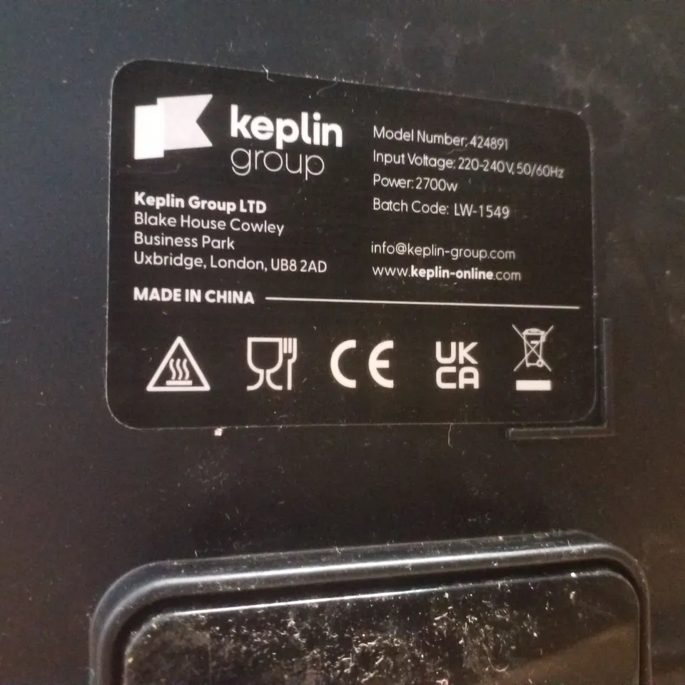 KEPLIN 9L DUAL ZONE AIR FRYER