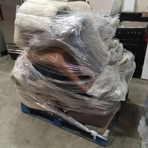 PALLET OF ASSORTED DINING CHAIR PARTS - MISSING LEGS/SEATS ONLY
