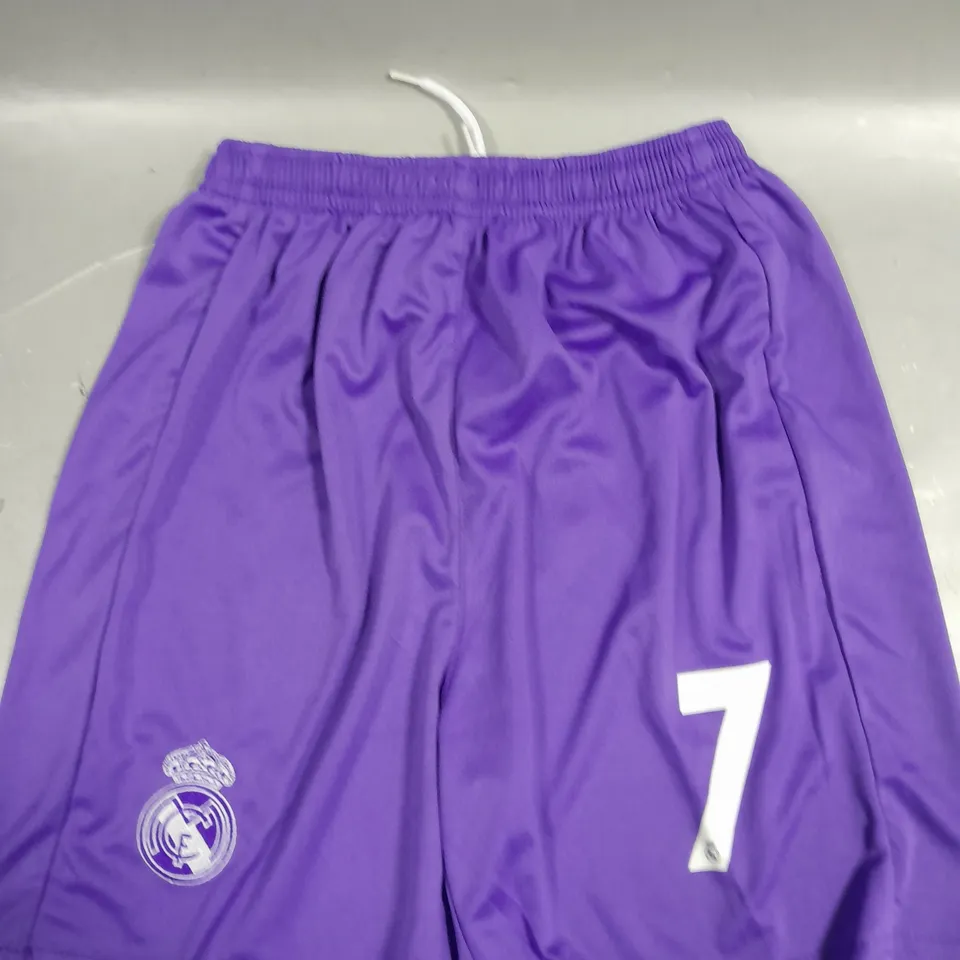REAL MADRID CHILDRENS JERSEY SHORTS - 24