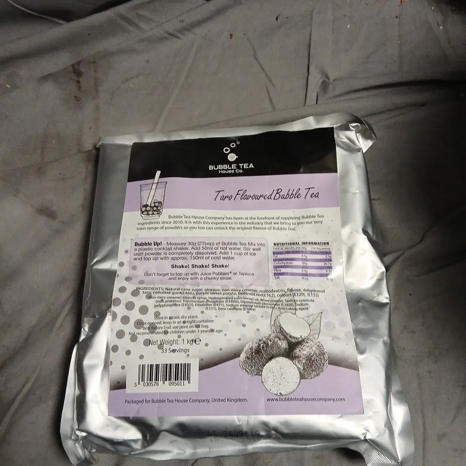 BUBBLE TEA HOUSE CO. TARO FLAVOURED BUBBLE TEA POWDER – 1 KG