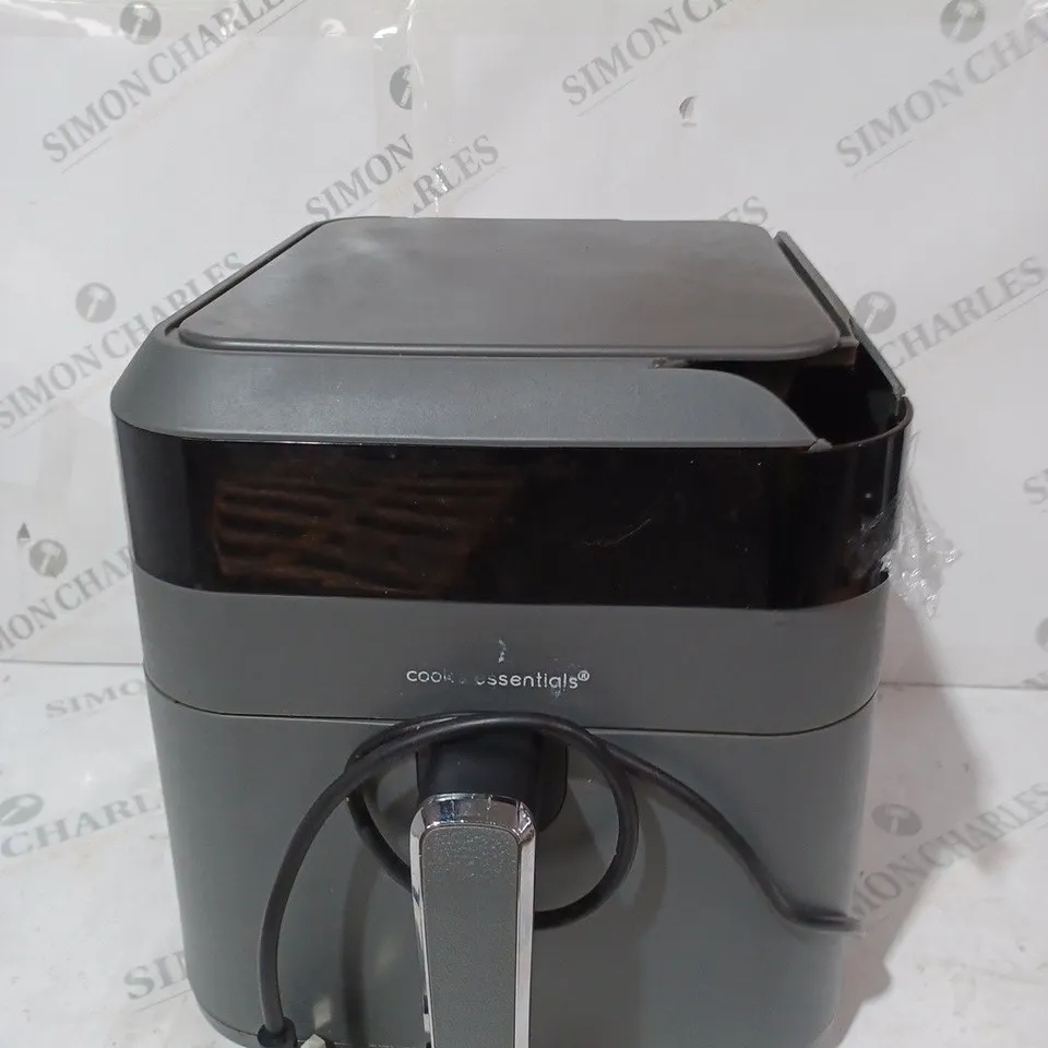 BOXED COOK'S ESSENTIALS 5.8L AIR FRYER IN SLATE GREY