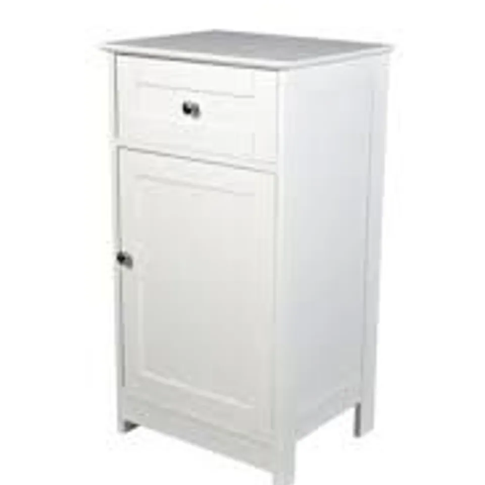 BRAND NEW BOXED ALASKA LOW BATHROOM CABINET - WHITE