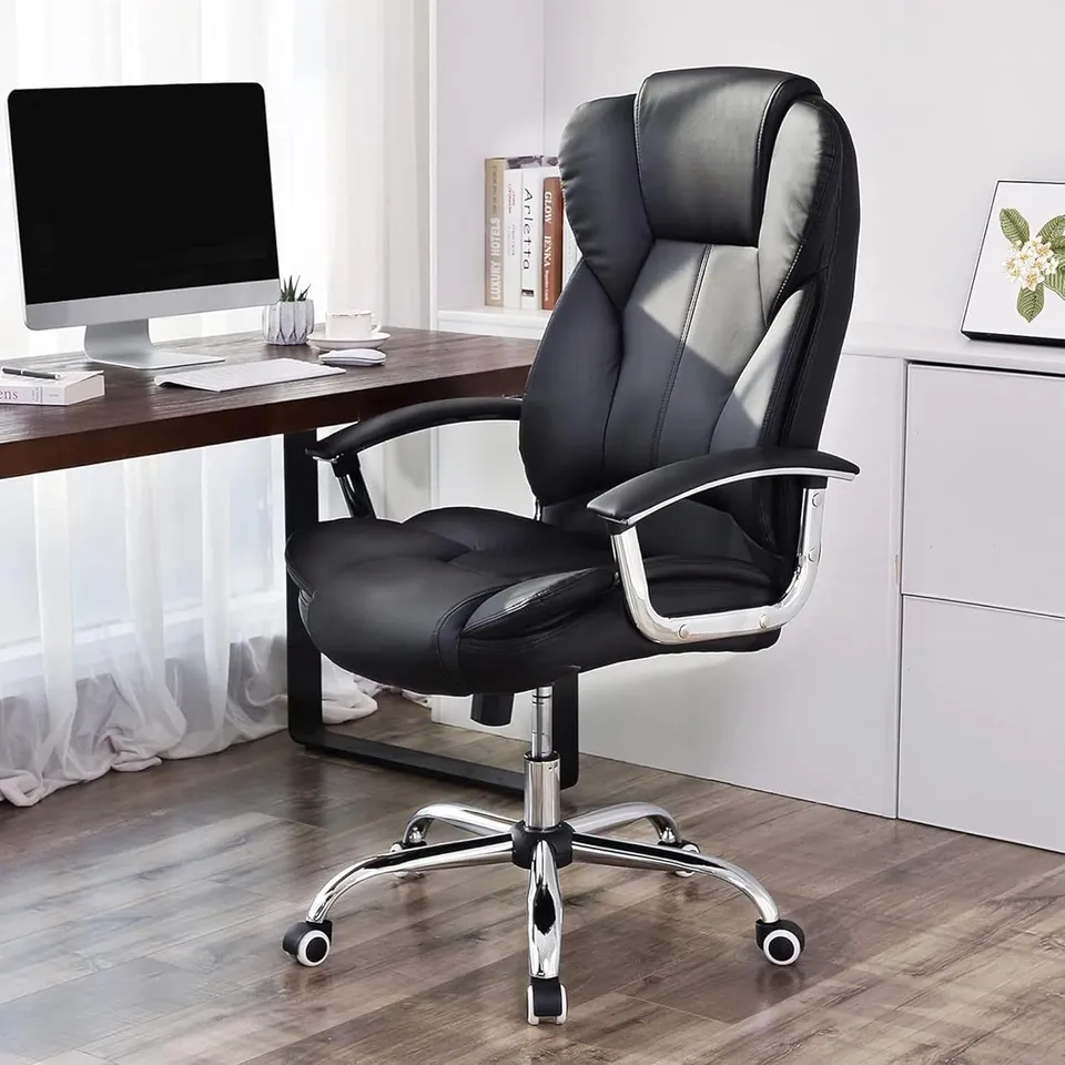 BOXED SONGMICS OFFICE CHAIR, DESK CHAIR, GAMING CHAIR WITH ARMRESTS