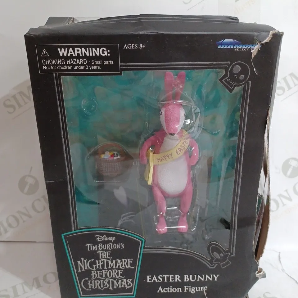DISNEY TIM BURTONS THE NIGHTMARE BEFORE CHRISTMAS DIAMOND SELECT NBX EASTER BUNNY FIGURE