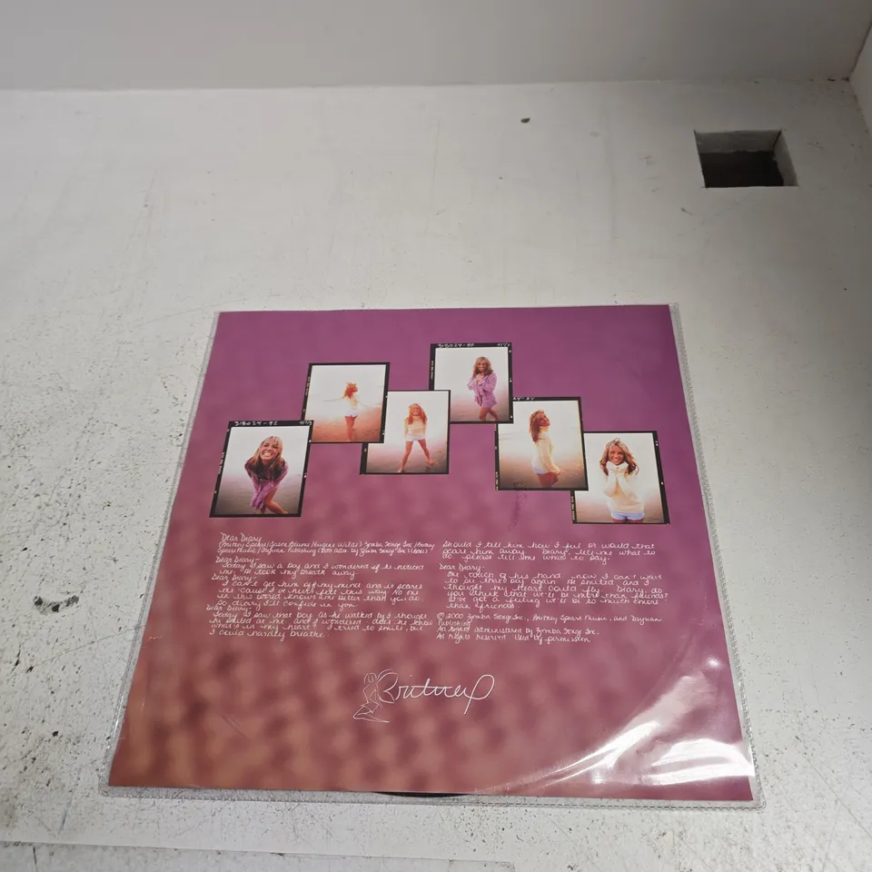 BRITNEY SPEARS OOP I DIDIT AGAIN VINYL LP