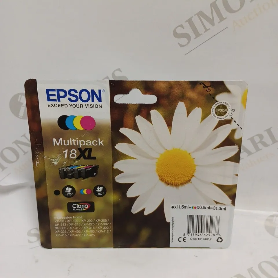 SEALED EPSON 18XL MULTIPACK OF PRINTER INK 