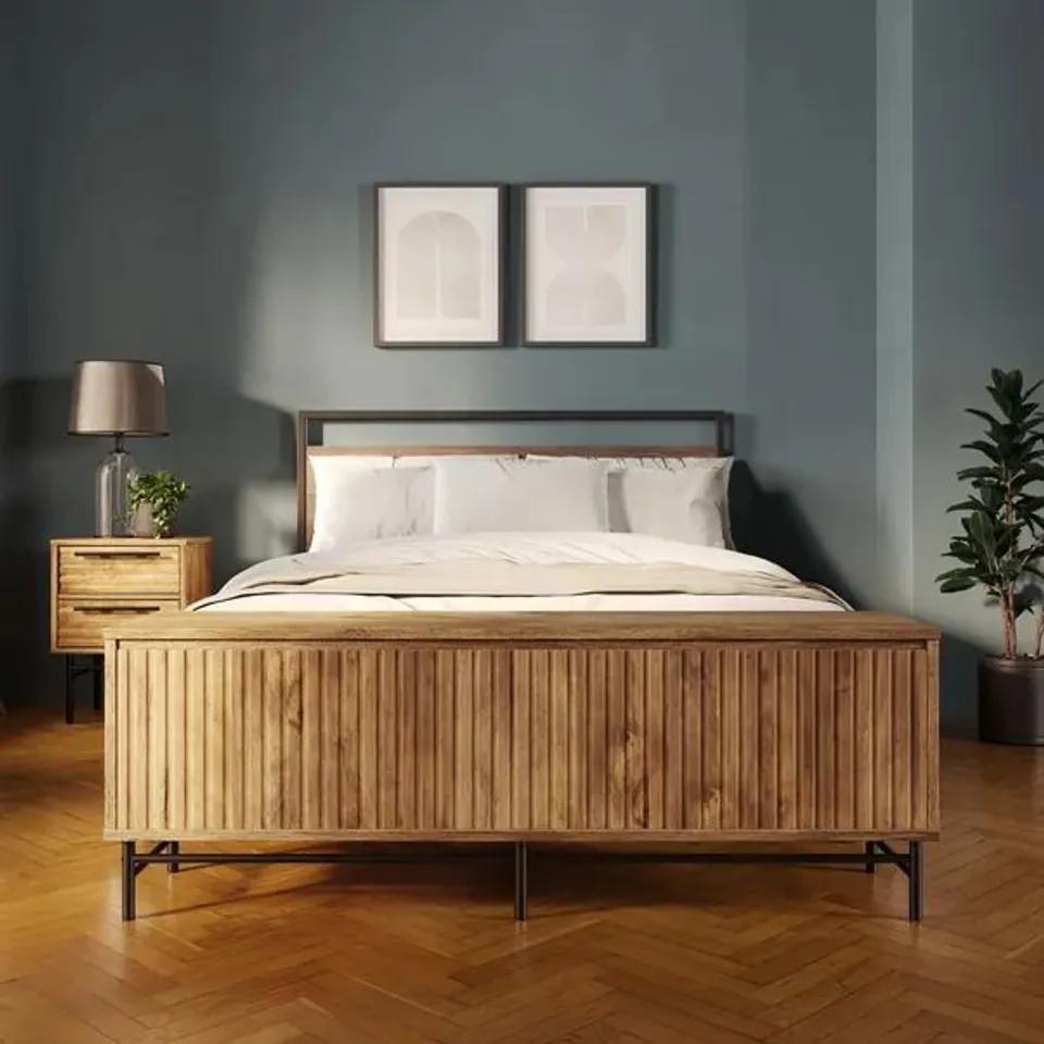 BOXED BRYANT BLANKET BOX, MANGO WOOD EFFECT (1 BOX)