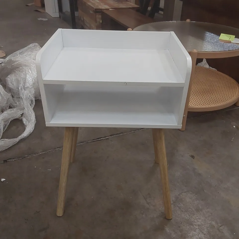 DESIGNER WOODEN BEDSIDE TABLE
