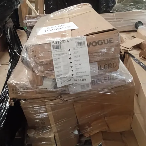 PALLET OF ASSORTED CATERING ITEMS