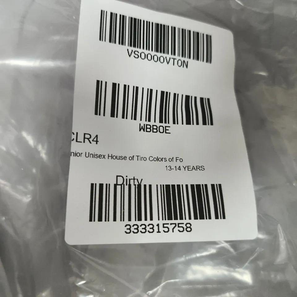 ADIDAS KIDS BLACK KNEE-LENGTH SHORTS – REGULAR FIT, 13-14 YEARS