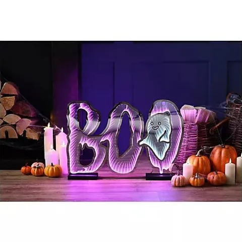 FESTIVE HALLOWEEN BOO INFINITY LIGHT