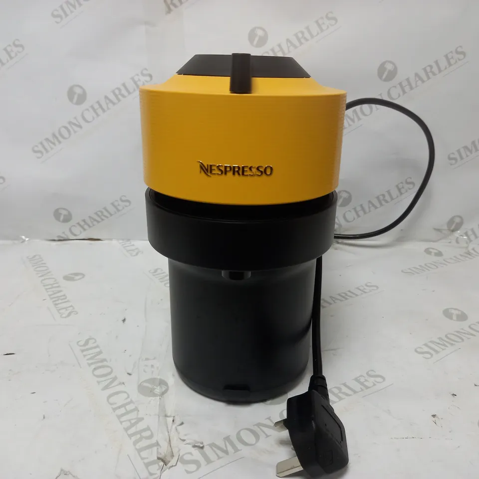 MAGIMIX NESPRESSO VERTUO POP COFFEE POD MACHINE, MANGO YELLOW [M800]