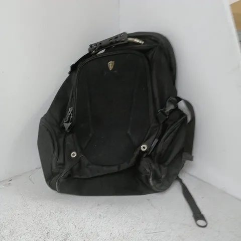 BLACK BACKPACK WITH AIRFLOW TAG – VICTORIA TOURIST