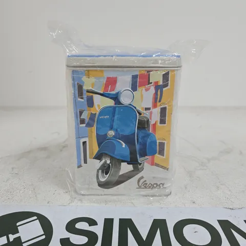 VESPA SCOOTER TIN – STORAGE TIN 