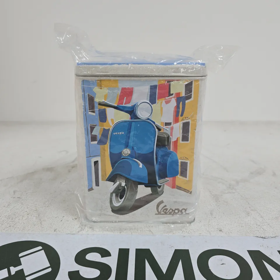 VESPA SCOOTER TIN – STORAGE TIN