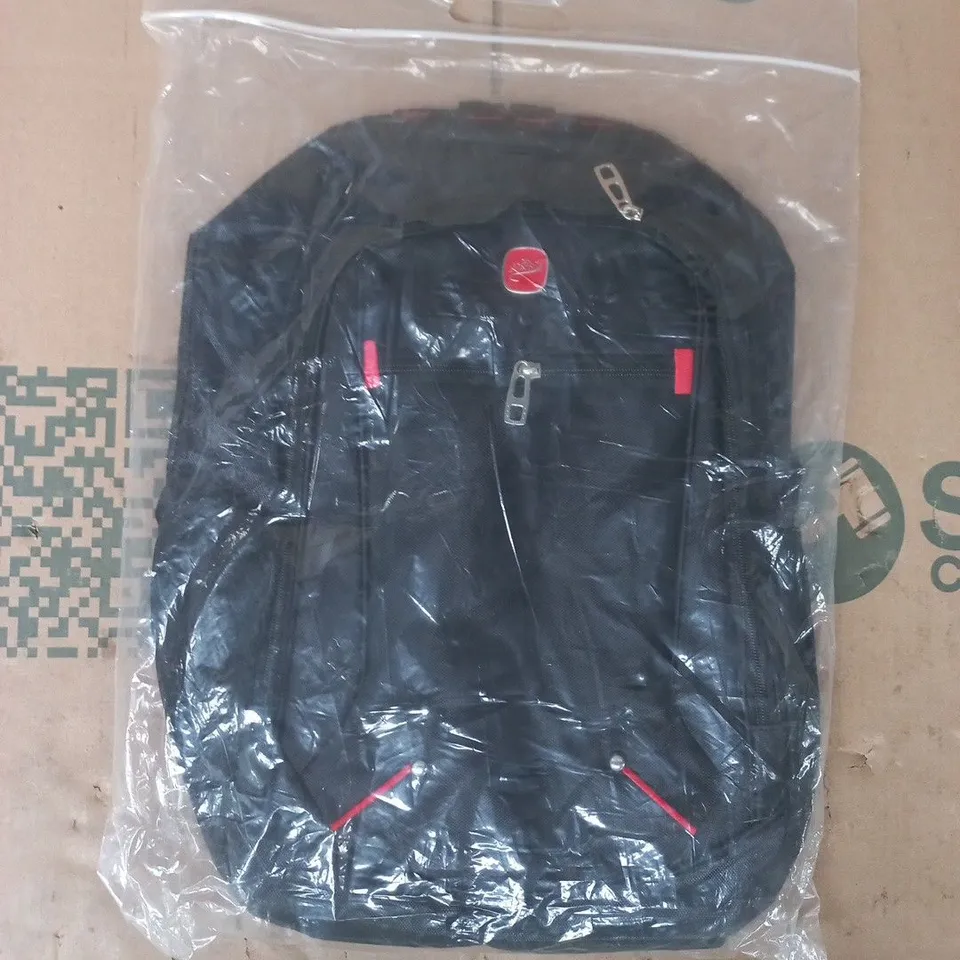 BAGGED UNBRANDED BACKPACK IN BLACK