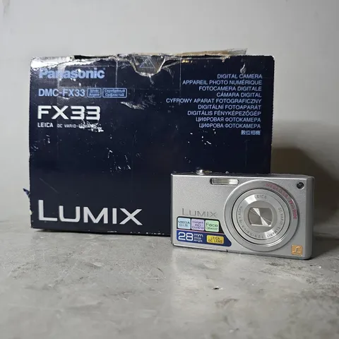 BOXED PANASONIC DMC-FX33 LUMIX DIGITAL CAMERA