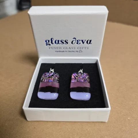 GLASS DEVA FUSED GLASS EARRINGS