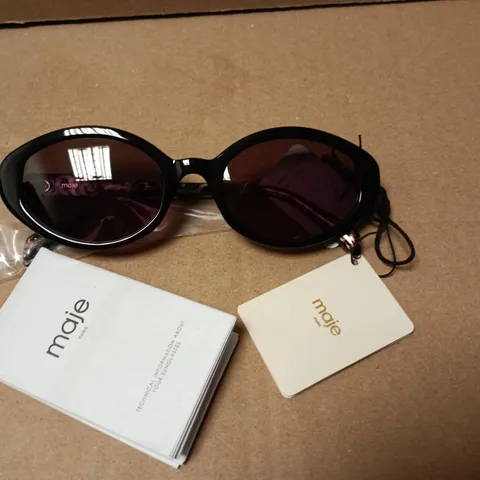 UNBOXED MAJE BLACK/LEOPARD SUNGLASSES