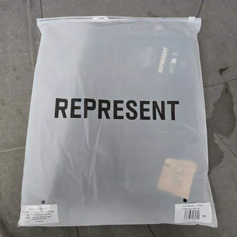 BAGGED REPRESENT TREKKER MICRO MINI SKIRT IN GREY RIDGE - SIZE 14