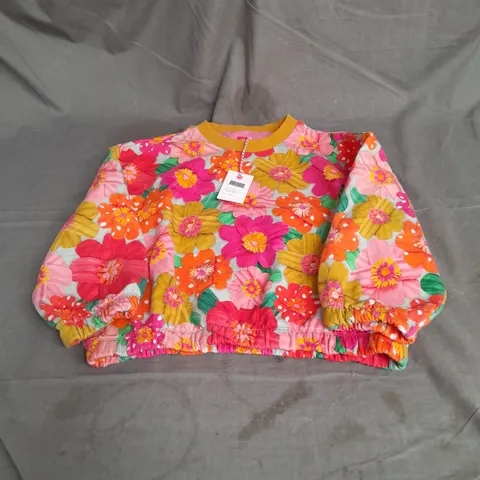 OILILY HIPPER SWEATER IN CARDBOARD FLOWER MULTI SIZE 122/7YRS