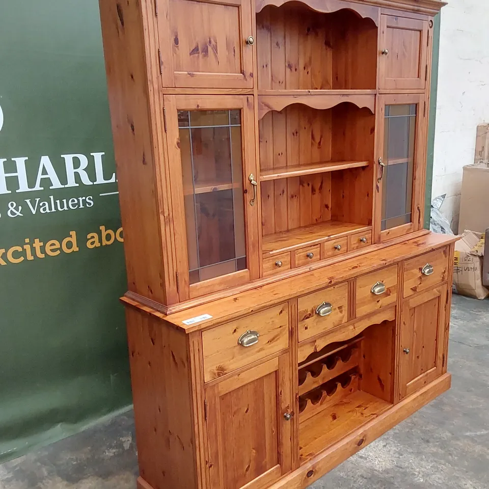DESIGNER LARGE SOLID PINE WELSH DRESSER UNIT