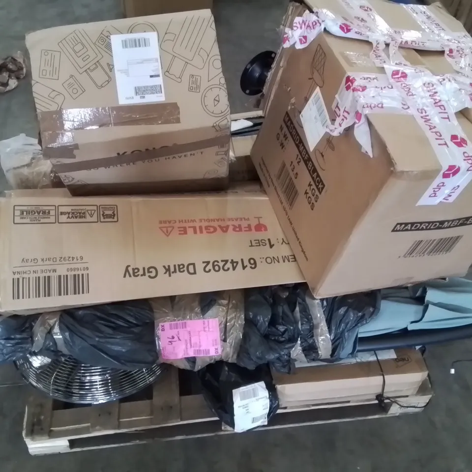 PALLET CONTAINING VARIOUS ASSORTED BOXED HOUSEHOLD ITEMS 