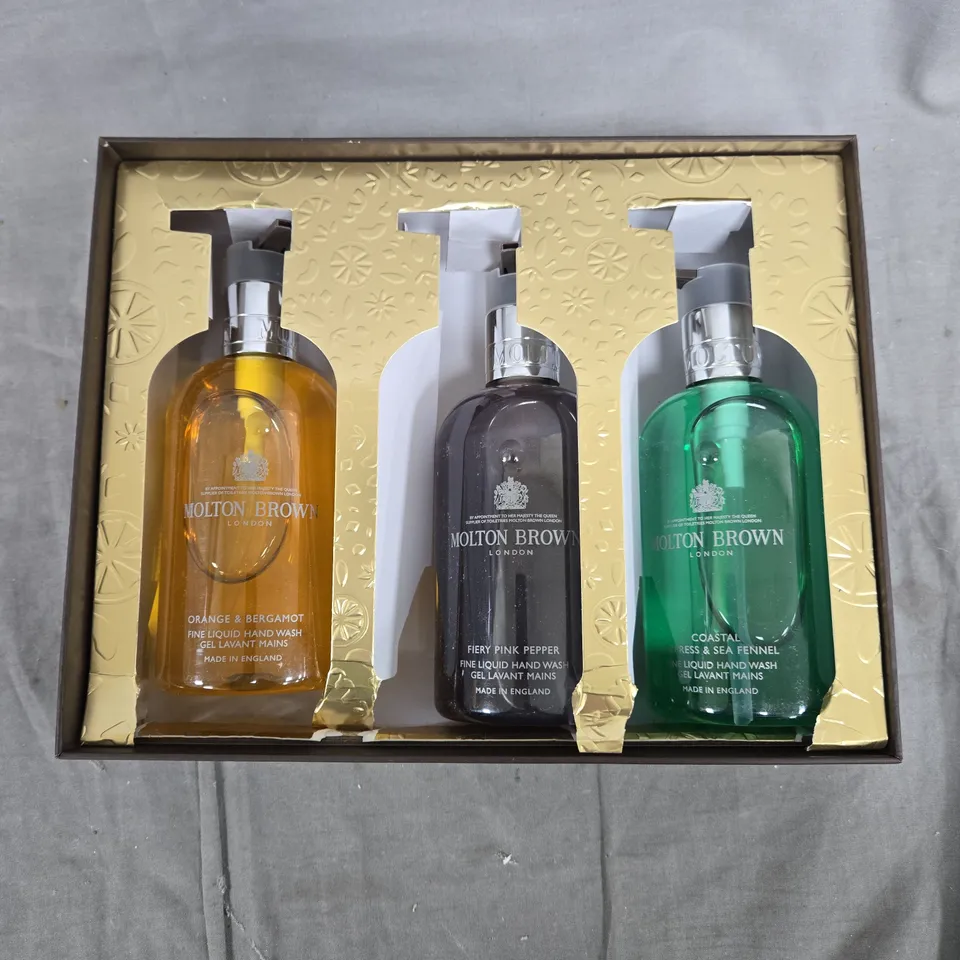 MOLTON BROWN LIQUID HANDWASH SET