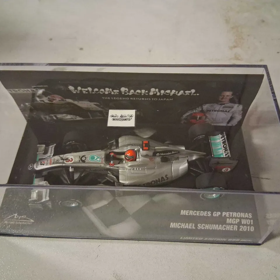 MINICHAMPS MERCEDES GP PETRONAS MGP W01 – MICHAEL SCHUMACHER 2010 1:43 LIMITED EDITION 999