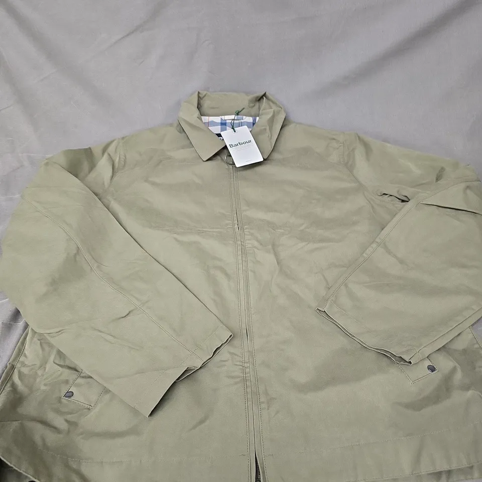 BARBOUR FERNPORT CASUAL JACKET – OLIVE, XL